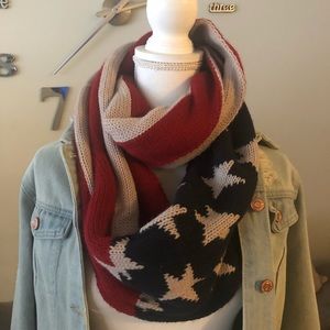 American Flag Circle Scarf